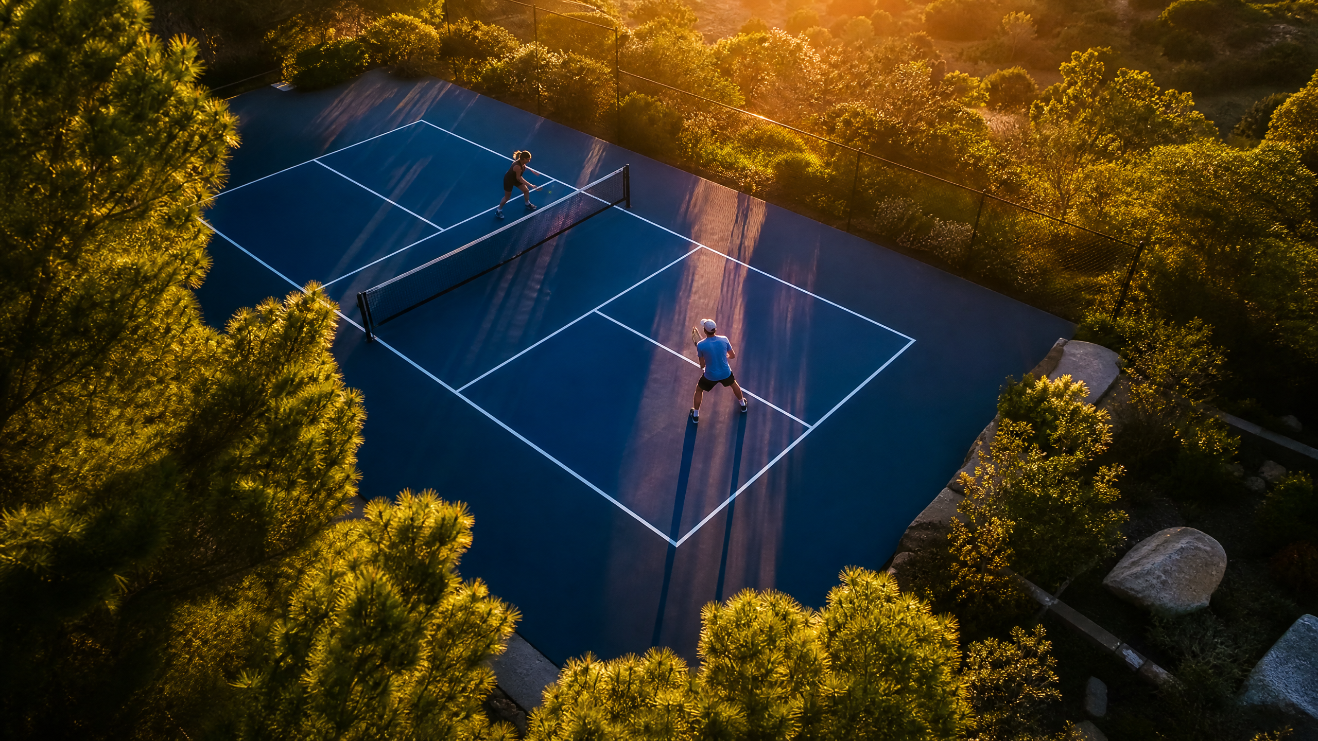 Pickleball court